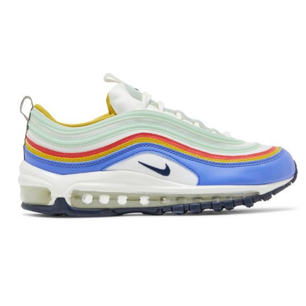 Air Max 97 Multicolor Summit White/ Obsidian-Sapphire NWT